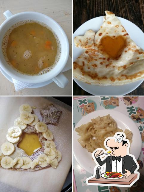 Еда в "Блинной Три сковородки"