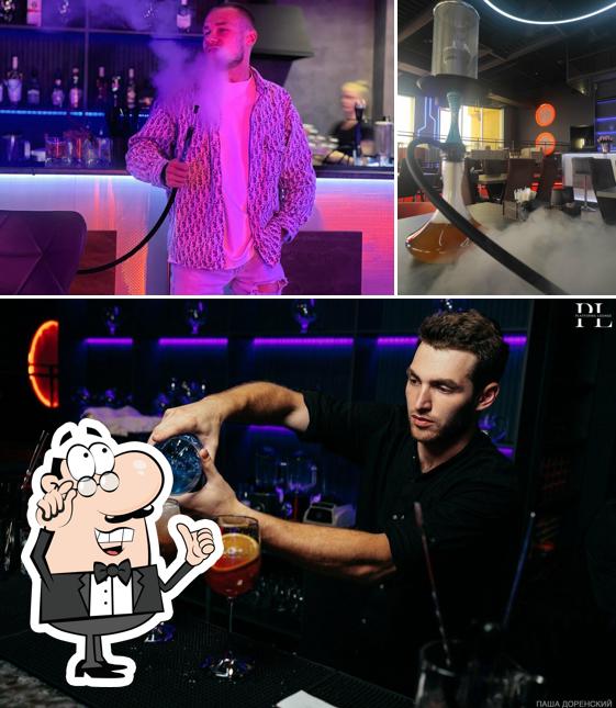 Внутреннее оформление и напитки в Platforma Lounge