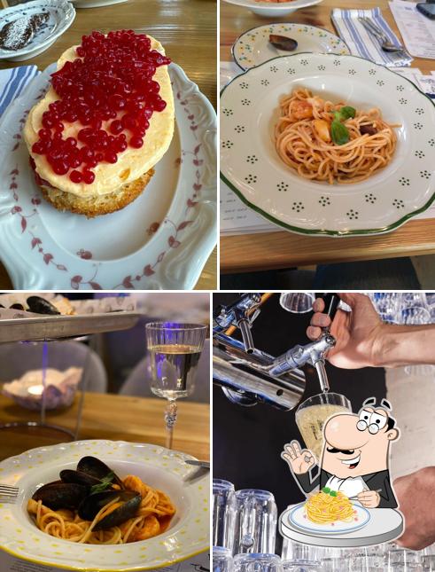 Паста карбонара в "Каспийка"