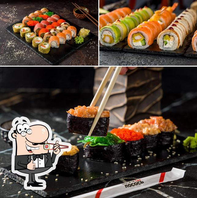 Побалуйте себя суши в "Вкус и лосось"