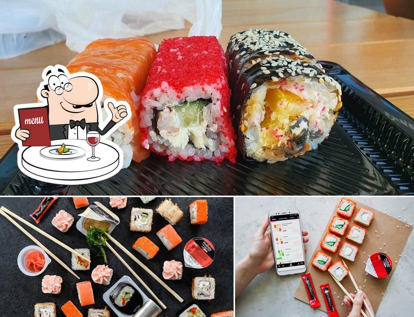 Блюда в "Суши-Маркет"