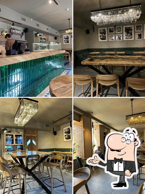 Посмотрите на внутренний интерьер "Папарацци"