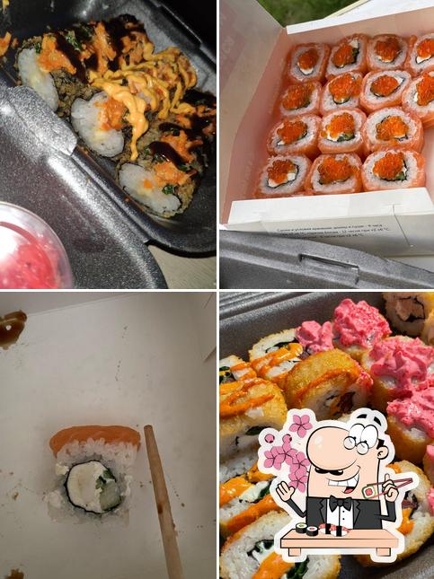 В "Ёбидоёби" подают суши и роллы
