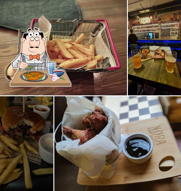 Куриные крылышки в "Норе бар крафтового пива"