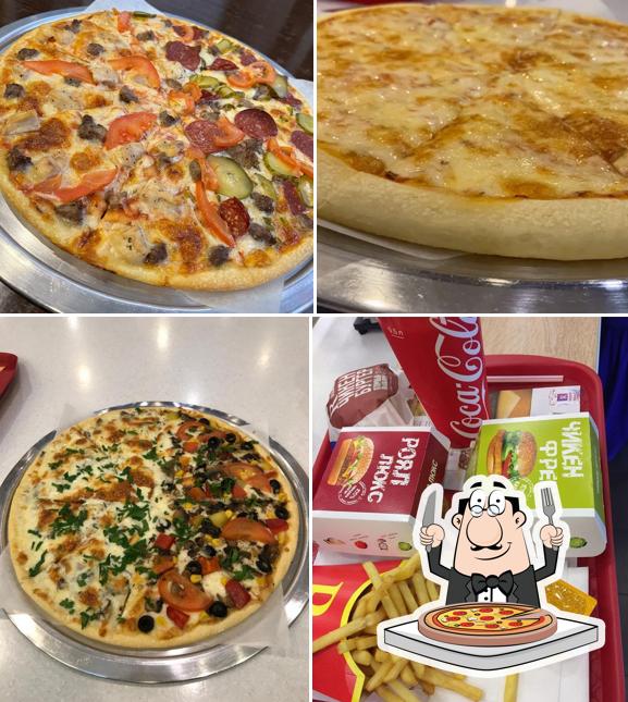 Закажите разные виды пиццы