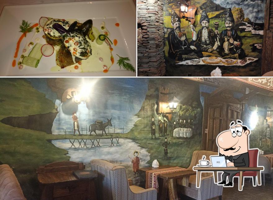 Помимо прочего, в Тамада есть внутреннее оформление и еда