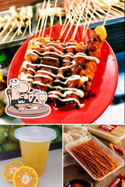 Seafood bakar