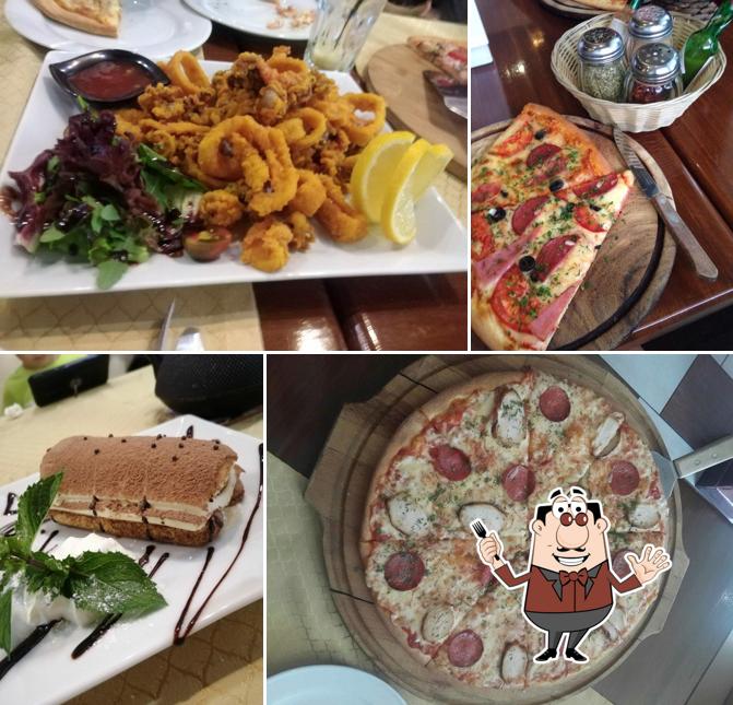 Еда в "Пицца Рома"