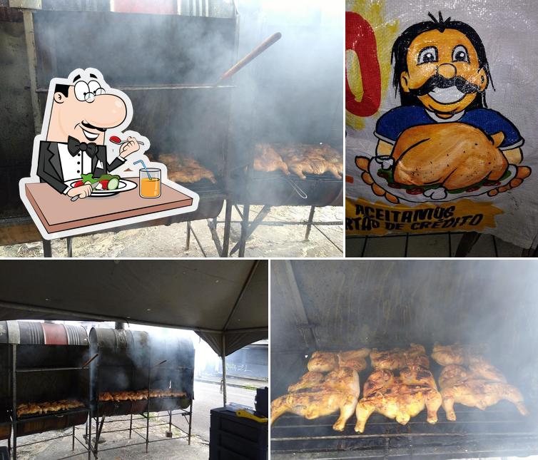 Frango assado do bigode - Lagoa Seca
