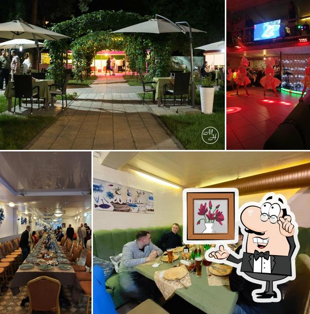 Посмотрите на внутренний интерьер "Мангала-Хауза"