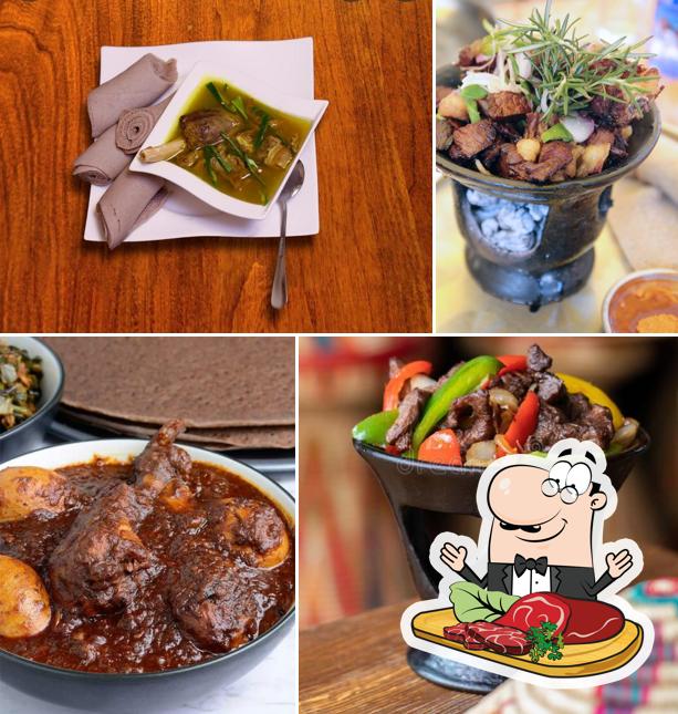 Authentic Ethiopian food