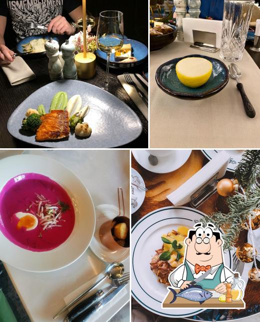 Лосось гриль в "Maslow 6"