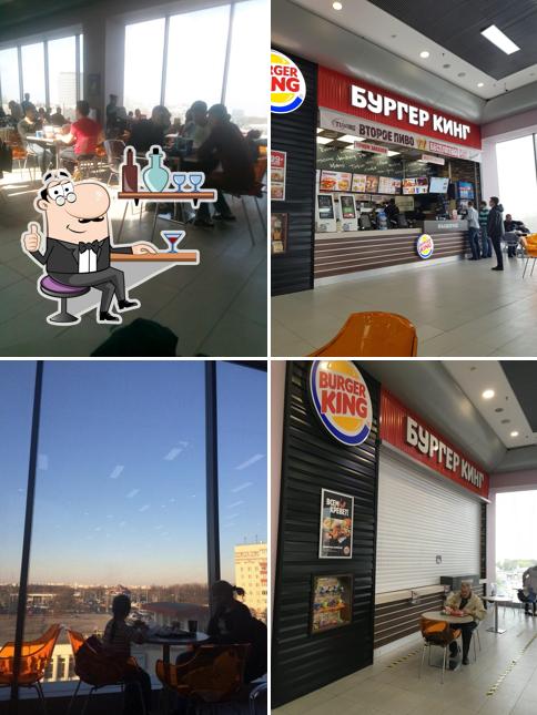 Интерьер "Бургера Кинг"
