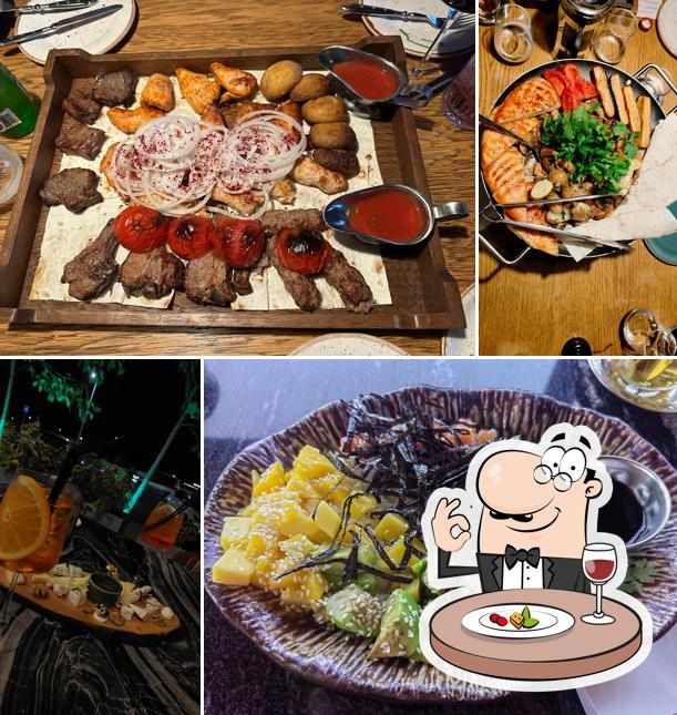 Блюда в "Винограде"