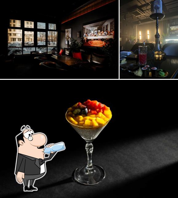 Изображение, на котором видны напитки и внешнее оформление в Cocos Lounge