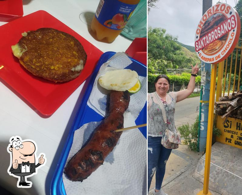 Chorizo Santarrosano y Arepa de Choclo