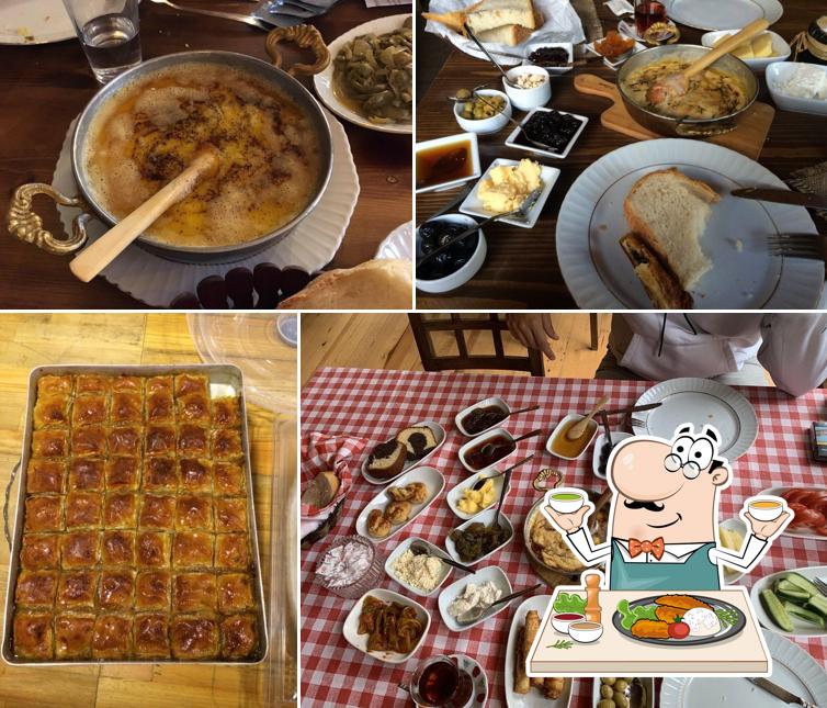 local breakfast food tray and place