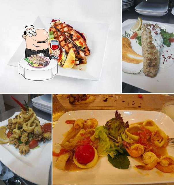 Гребешки в "Пицца Рома"