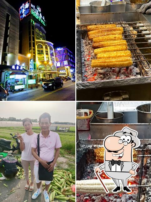 礁溪美食東麥局燒番麥 烤玉米
