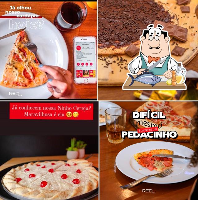 Red pizza