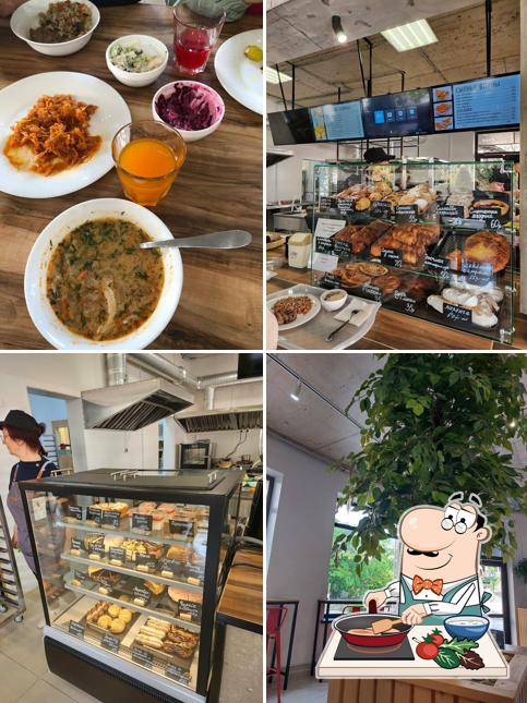 Курица с соусом карри в "Матрёшка"