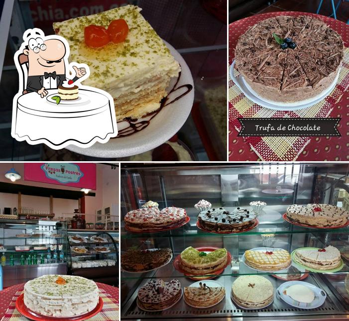 Fresas Postres Cafe Gourmet