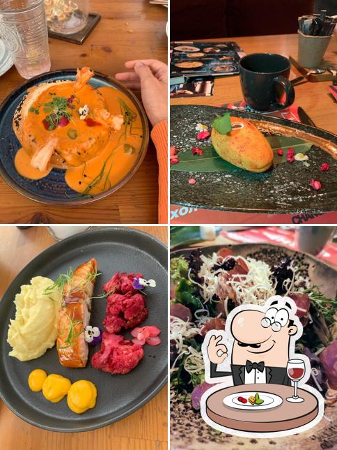 Еда в "Оранжерее ПОЁТ"