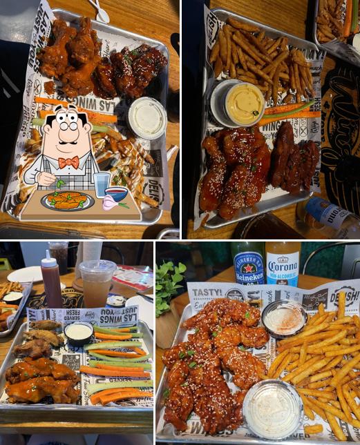 Las wings quesadillas & more