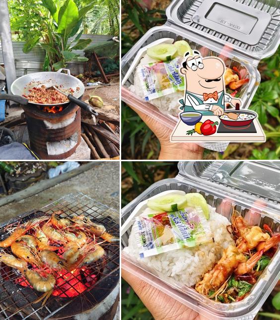 กะเพราเตาถ่าน ท่าคา