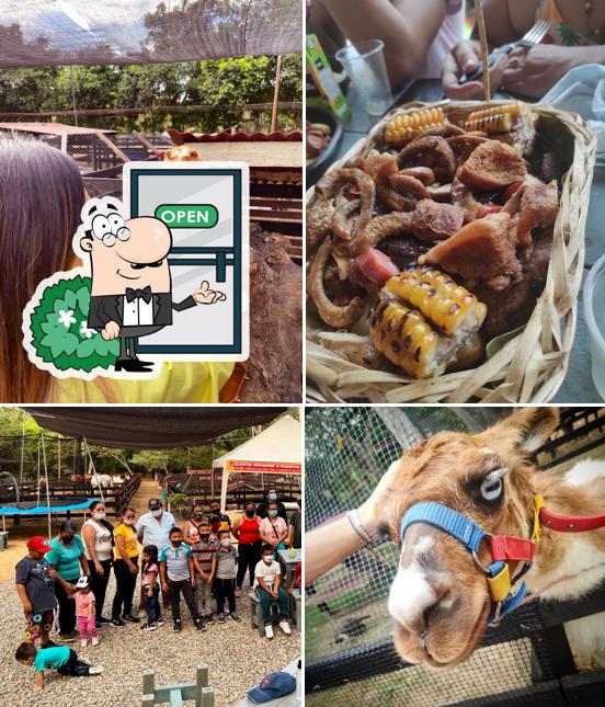 El Cimarrón Agroturístico Restaurante Alojamiento Granja de animales Rio piscina Zonas deportivas