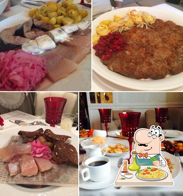 Еда в "Гранде Кафе Dr. Живаго"