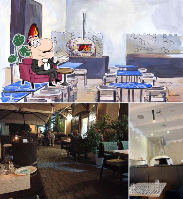 Интерьер "+39 Траттория & Пиццерия"