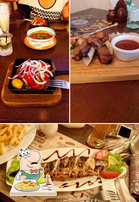 Блюда в "Этносе кафе"