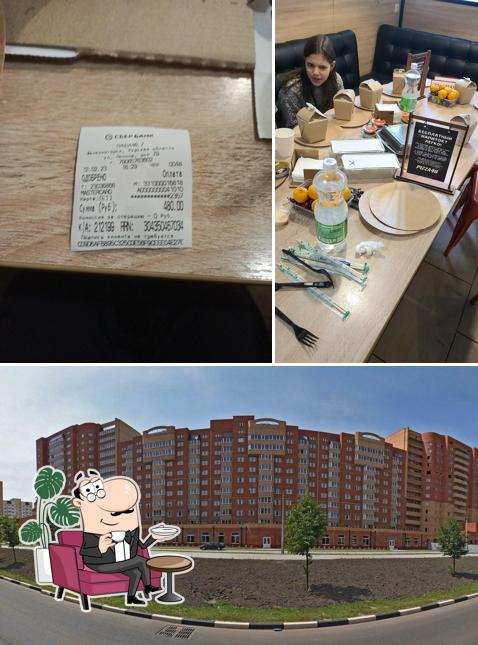 Помимо прочего, в Пицца46 есть внутреннее оформление и внешнее оформление