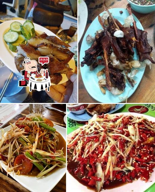 ร้านจิ้มจุ่มลาบอีสาน(ป้าอ้วนอุบล)
