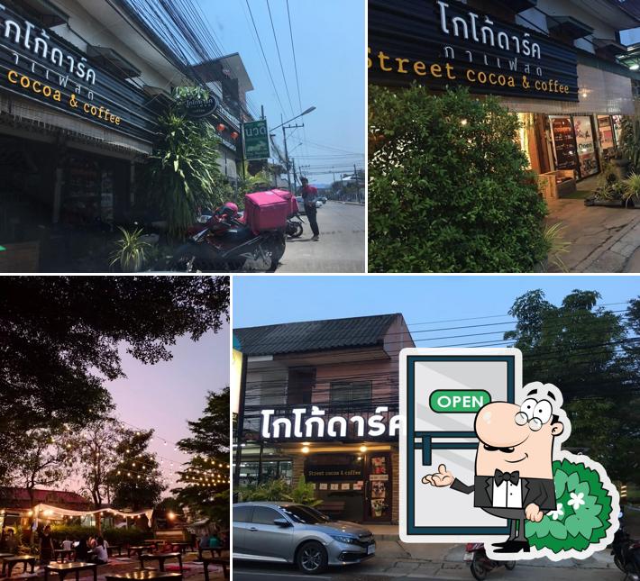 Dark Cocoa Cafe, for Coffee, Desserts, & Thai Food Lunch, Kalasin Town