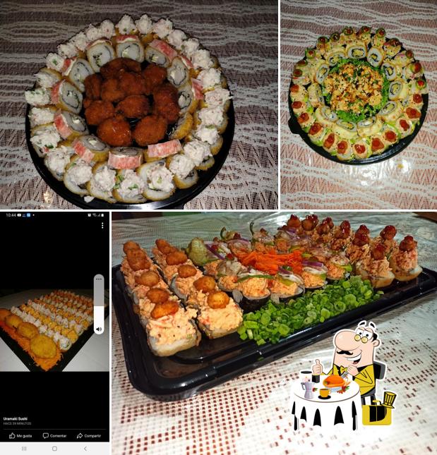 Uramaki sushi