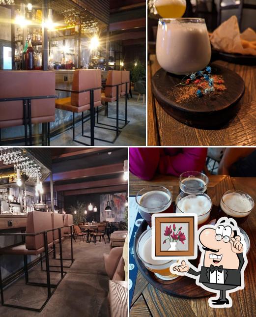 Посмотрите на внутренний интерьер "HOPMALT PUB"