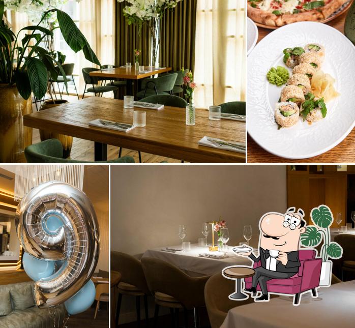 Посмотрите на внутренний интерьер "Боны Капона"