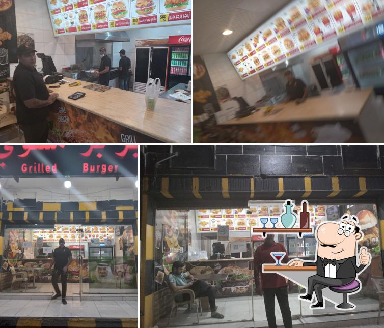 برقر مشوي للوجبات السريعة