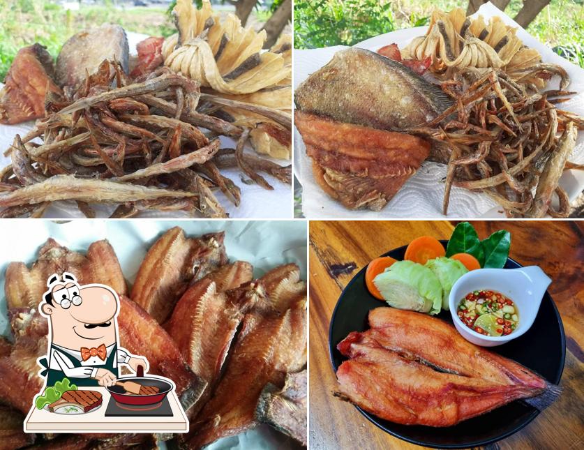 ปลาช่อนแม่ลาแดดเดียวสิงหบุรีแม่อรวรรณ