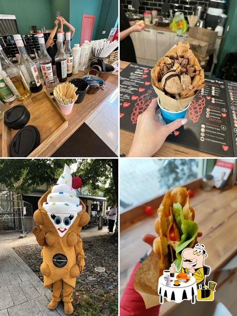 Еда в "The Waffles"