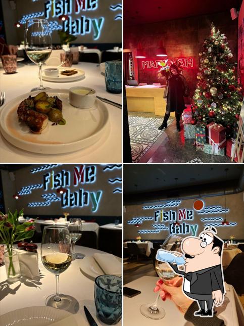 Это снимок, где изображены напитки и еда в Магадан