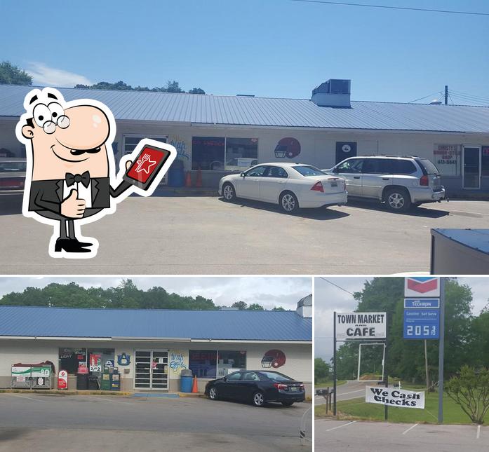 Restaurant and Gas station