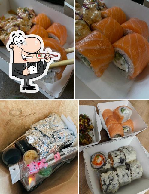 В "Maneki neko" подают суши и роллы