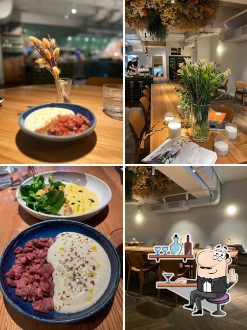 Посмотрите на внутренний интерьер "Atlas Vin Bistro"