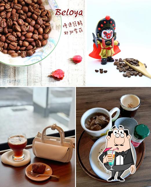花燦咖啡（有兩隻家貓（雨天貓不在）、自家烘焙、獨家配方豆、日本和菓子、千層、鹹塔、可頌、肉桂捲、特調咖啡、假日18:00-20:00改預約制、離打烊前半小時沒客人即開始收拾）