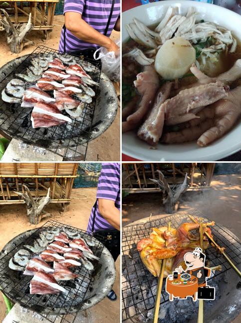 ต้ม-ปิ้งไก่บ้าน เอื้อยนีบ้านแคน