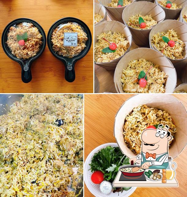チキンビリヤニ 62khaba（ロニーカバー）