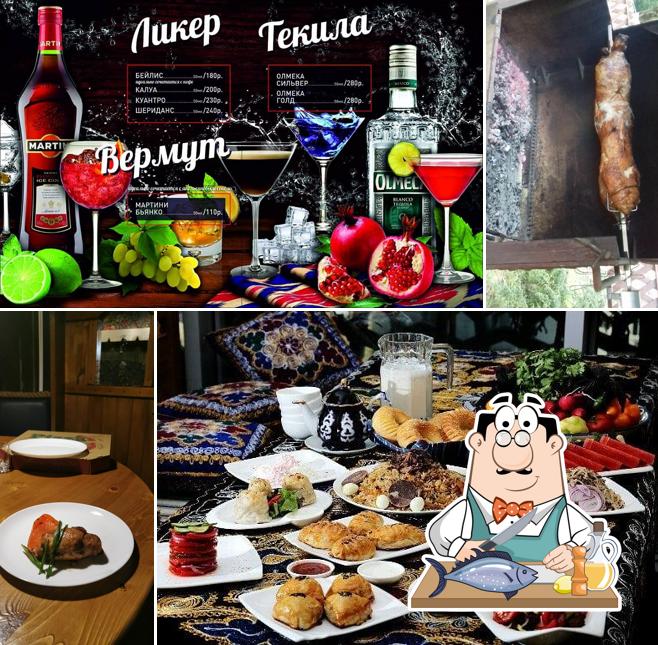 Лосось гриль в "Сагдиане"